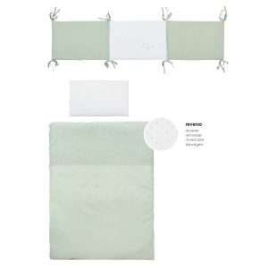Funda Nórdica Reversible con Relleno, Protector 60/70/80 y Funda de Almohada Dream de Bimbidreams