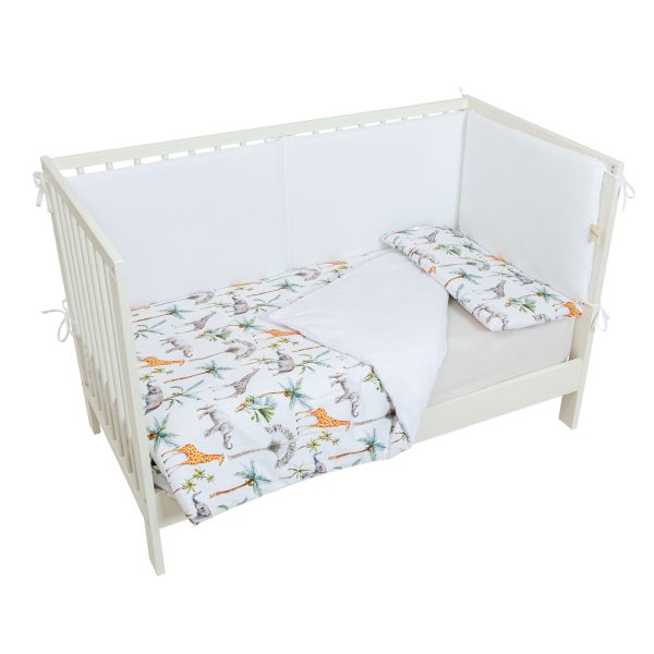 funda nórdica cuna + relleno + protector + funda almohada áfrica de bimbidreams