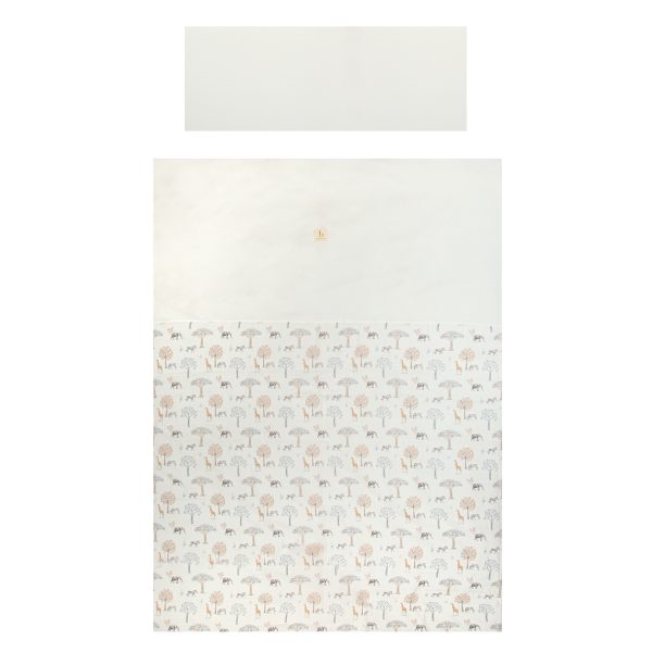 funda nordica cuna + funda almohada tanzania de bimbidreams