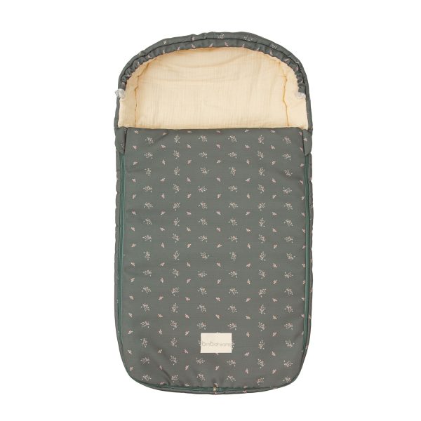 saco moisés dalia verde de bimbidreams