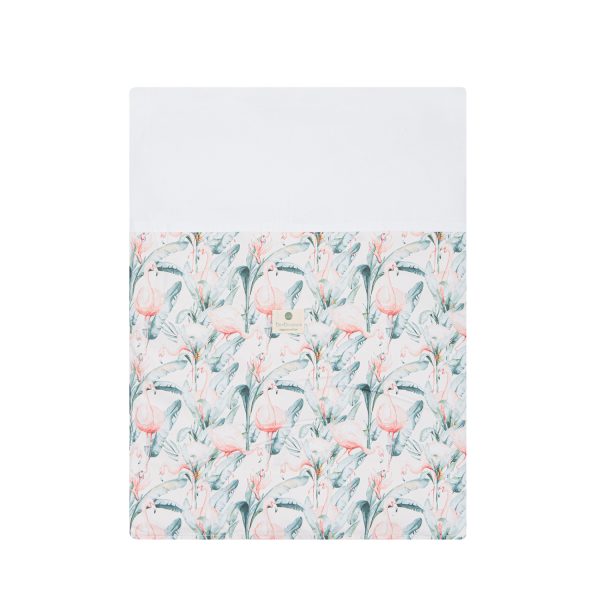 83351601 funda nórdica minicuna + relleno flamingo de bimbidreams