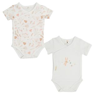 body bebé manga corta pack 2 Cotage de Bimbidreams