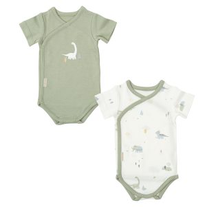 Body bebé manga corta pack 2 Trex de Bimbidreams