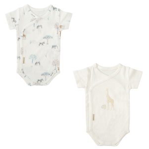 Body bebé manga corta pack 2 Tanzania de Bimbidreams