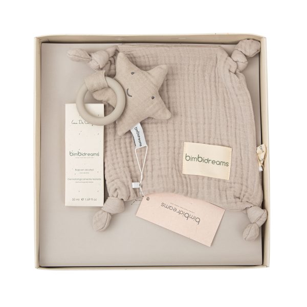 caja de regalo nº 0 - mimo doudou y agua de colonia basics de bimbidreams