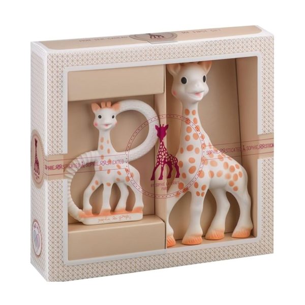 mi primer set sophie la girafe + anillo de dentición 100% natural