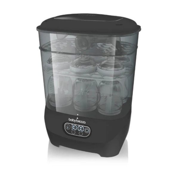 esterilizador + secador - sterylazer + dryer advanced - black de baby brezza