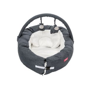 NIDO 2.0 Nido infantil impermeable con cojín reductor y arco de juegos + una base de cambiador + cojín lateral reforzado de protector de cuna y cojín de lactancia de Onna