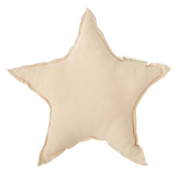 cojín decorativo estrella waffle de bimbidreams