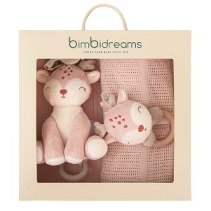 Manta de punto con peluches - Set regalo Monet de Bimbidreams