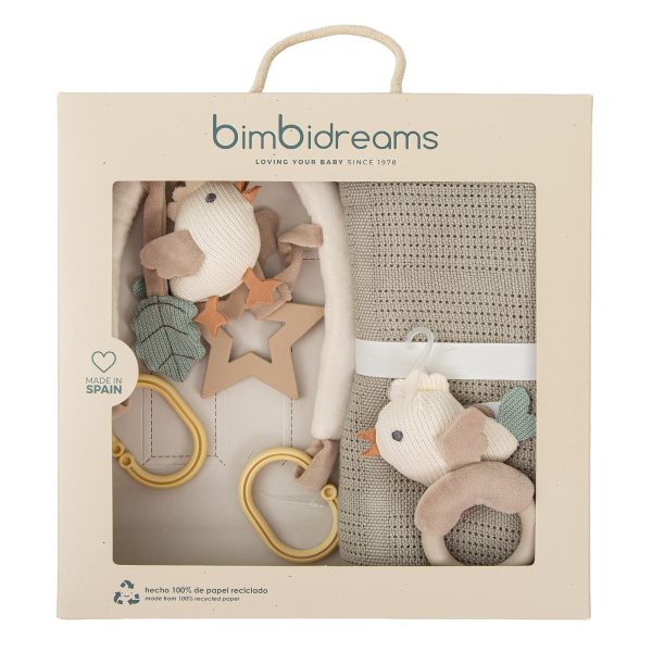 manta de punto con peluches - set regalo chicks de bimbidreams