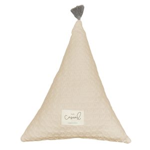 Cojín decorativo triangulo croché Basics de Bimbidreams