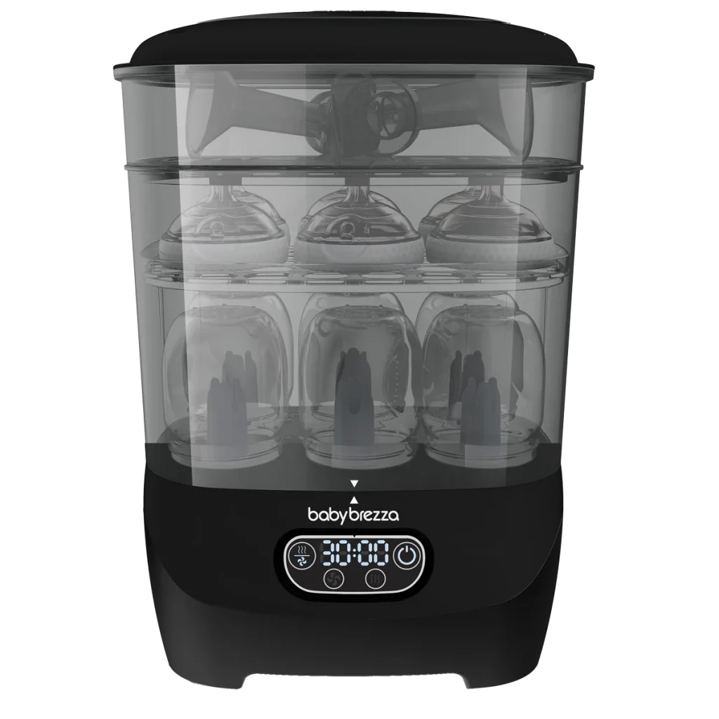esterilizador + secador - sterylazer + dryer advanced - black de baby brezza