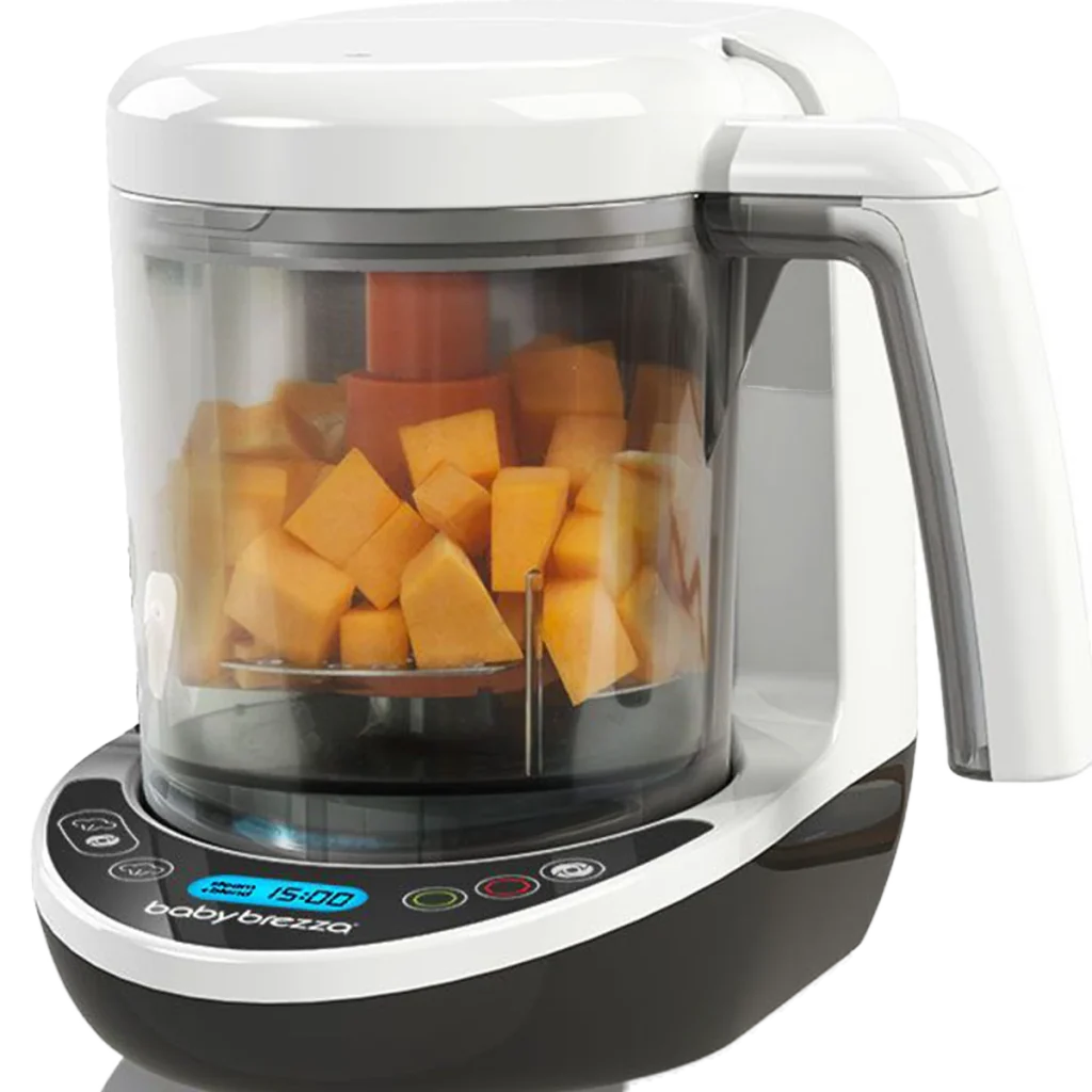 robot de cocina de un solo paso + multifunción 3 en 1 para bebés: descongela, cocina al vapor y tritura de babybrezza 2 robot de cocina de un solo paso + multifunción 3 en 1 para bebés: descongela, cocina al vapor y tritura de babybrezza