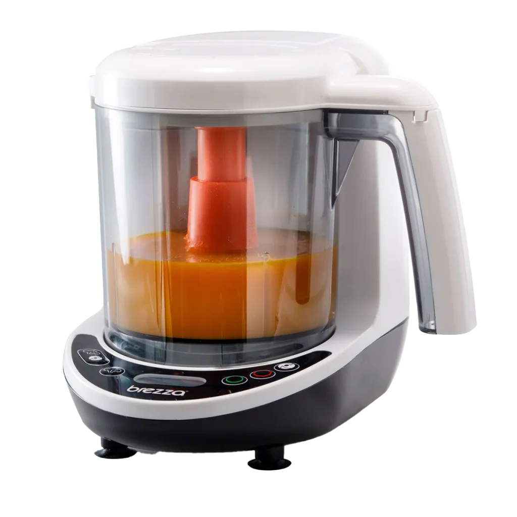 robot de cocina de un solo paso + multifunción 3 en 1 para bebés: descongela, cocina al vapor y tritura de babybrezza 1 robot de cocina de un solo paso + multifunción 3 en 1 para bebés: descongela, cocina al vapor y tritura de babybrezza