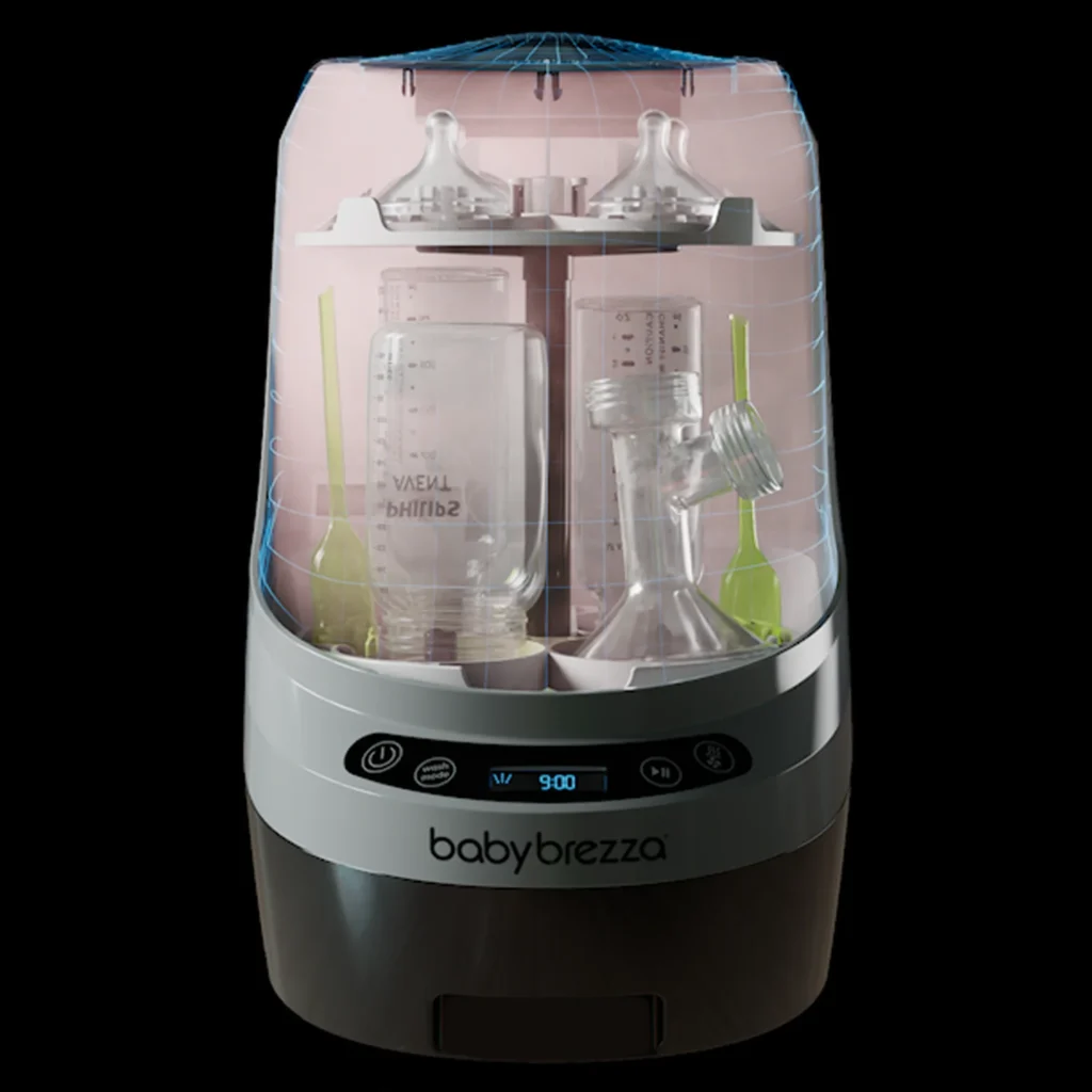 lavavajillas + esteriliza y seca - bottle washer pro - white de baby brezza