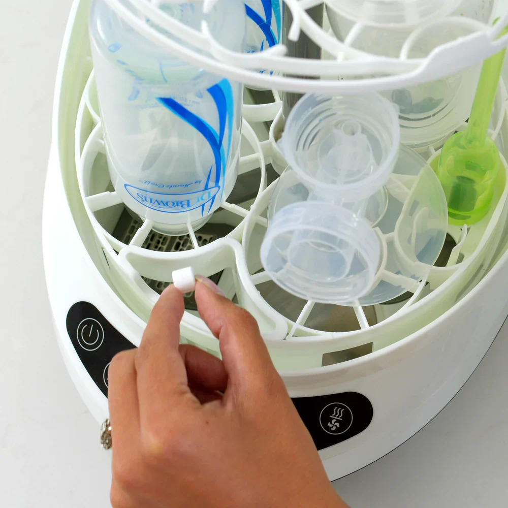 lavavajillas + esteriliza y seca - bottle washer pro - white de baby brezza