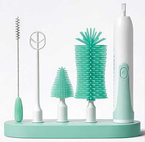 babyswirl - batidora 4 en 1 - mezcla, limpia y esteriliza estuche uv de bebedue 2 babyswirl - batidora 4 en 1 - mezcla, limpia y esteriliza estuche uv de bebedue