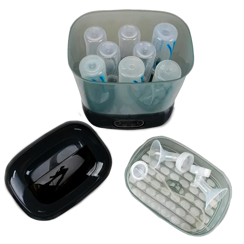 esterilizador + secador - sterylazer + dryer advanced - black de baby brezza