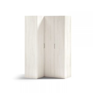 Armario rincón escuadra puerta derecha plegable interior doble de Glicerio Chaves