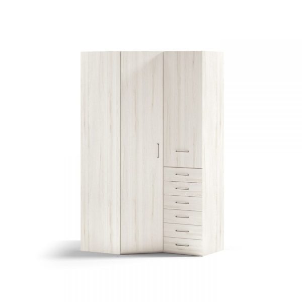 diseño sin título (22) armario rincón chaflán-recto puerta lisa + 6 cajones derecho-izquierdo de glicerio chaves