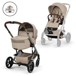 Balios S Lux con capazo plegable de Cybex