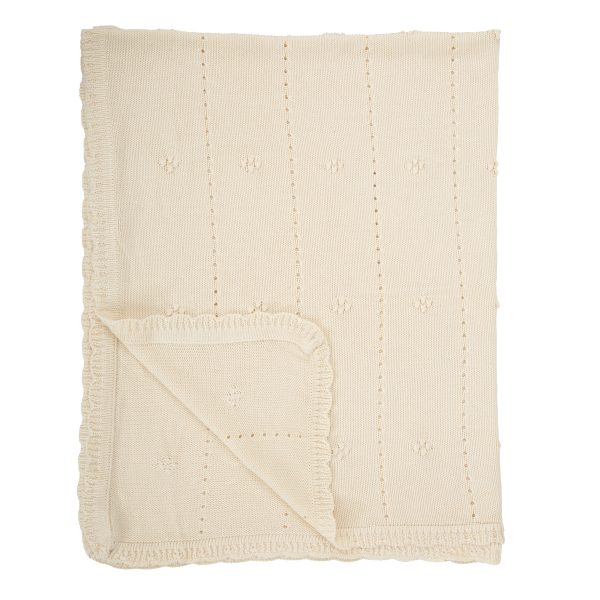 toquilla tricot margot beig 75x90 de bimbidreams