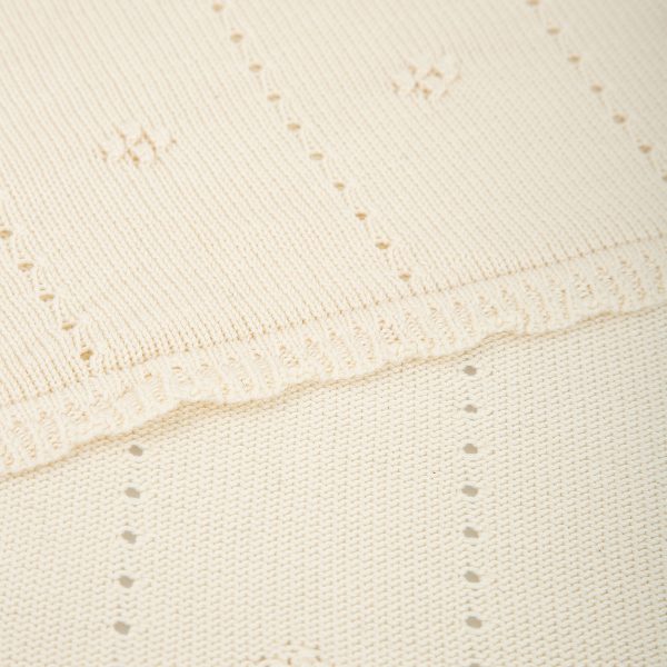 toquilla tricot margot beig 75x90 de bimbidreams