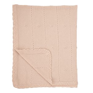 toquilla tricot margot rosa 75x90 de bimbidreams