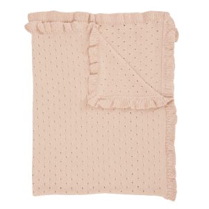 toquilla tricot odette rosa 75x90 de bimbidreams