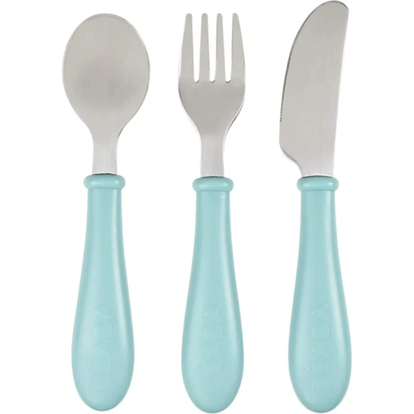 set de 3 cubiertos infantiles béaba