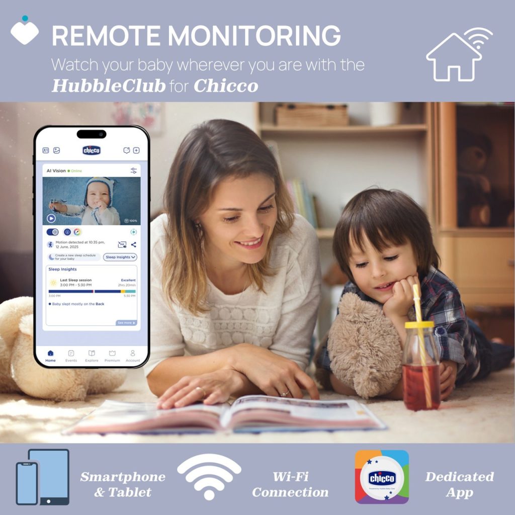 vigilabebés baby monitor wifi de chicco