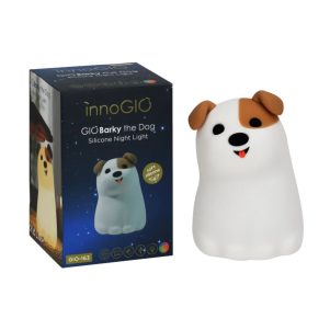 luz nocturna de silicona giobarky the dog de innogio