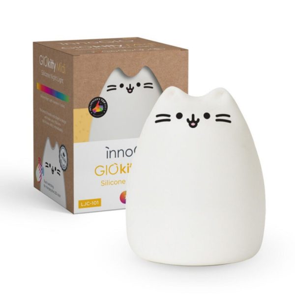 luz nocturna de silicona giokitty midi de innogio