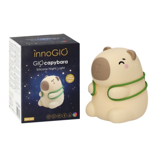 luz nocturna de silicona giocapybara de innogio