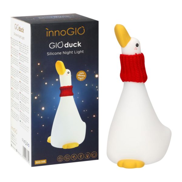 luz nocturna de silicona gioduck de innogio